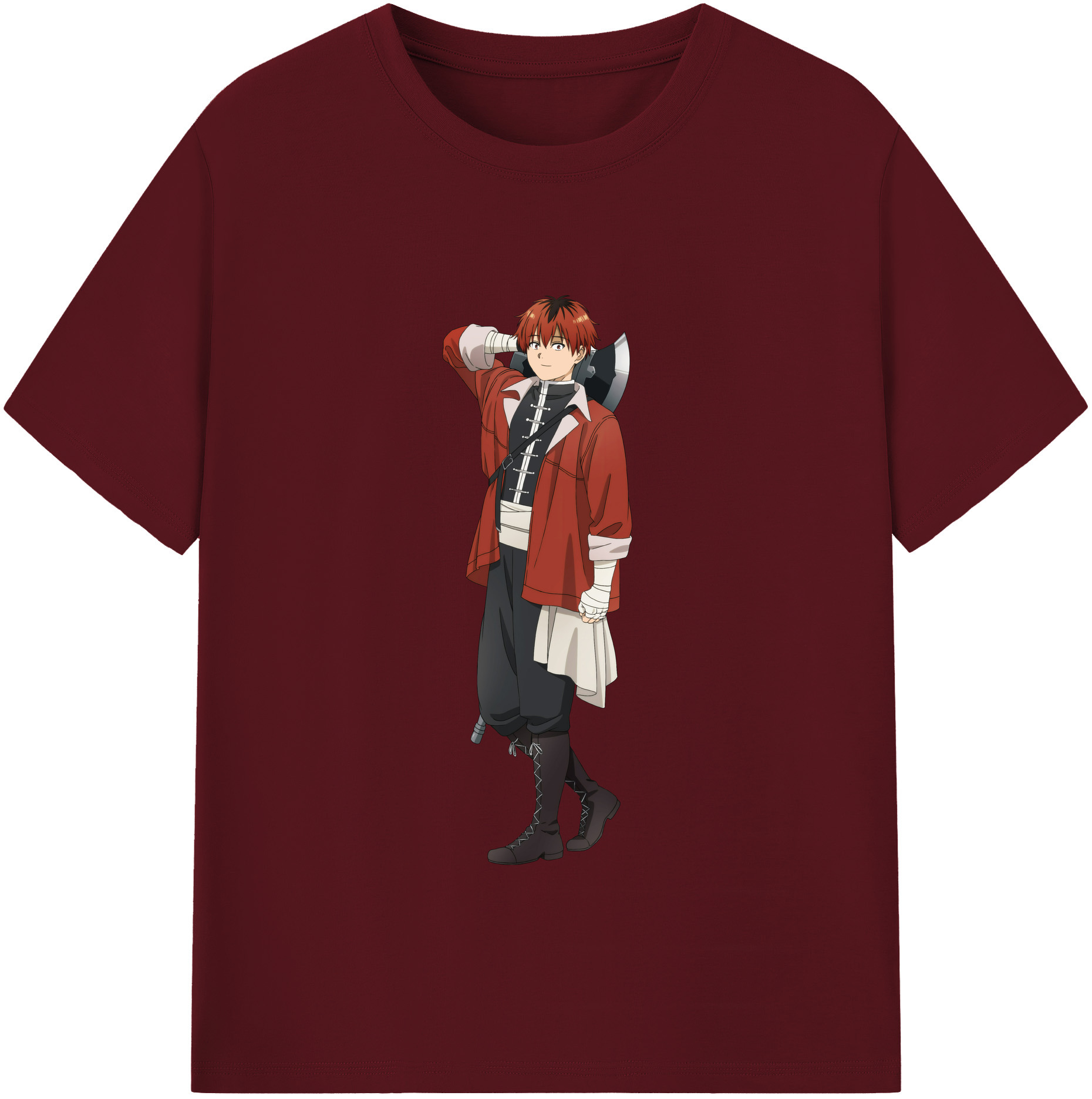 （画像用） 葬送のフリーレン Frieren 綿100％半袖Tシャツ（フロントプリント）